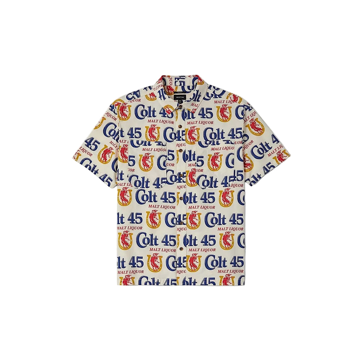 Brixton Men's Colt 45 x Brixton Short Sleeve Shirt - Multi