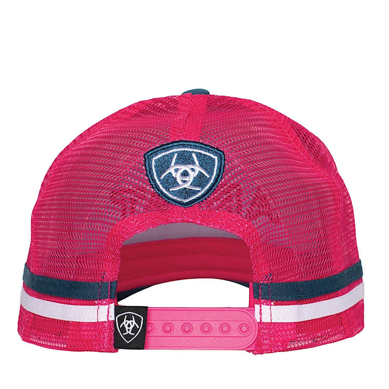 Ariat Arrow Trucker Cap - Navy/Pink