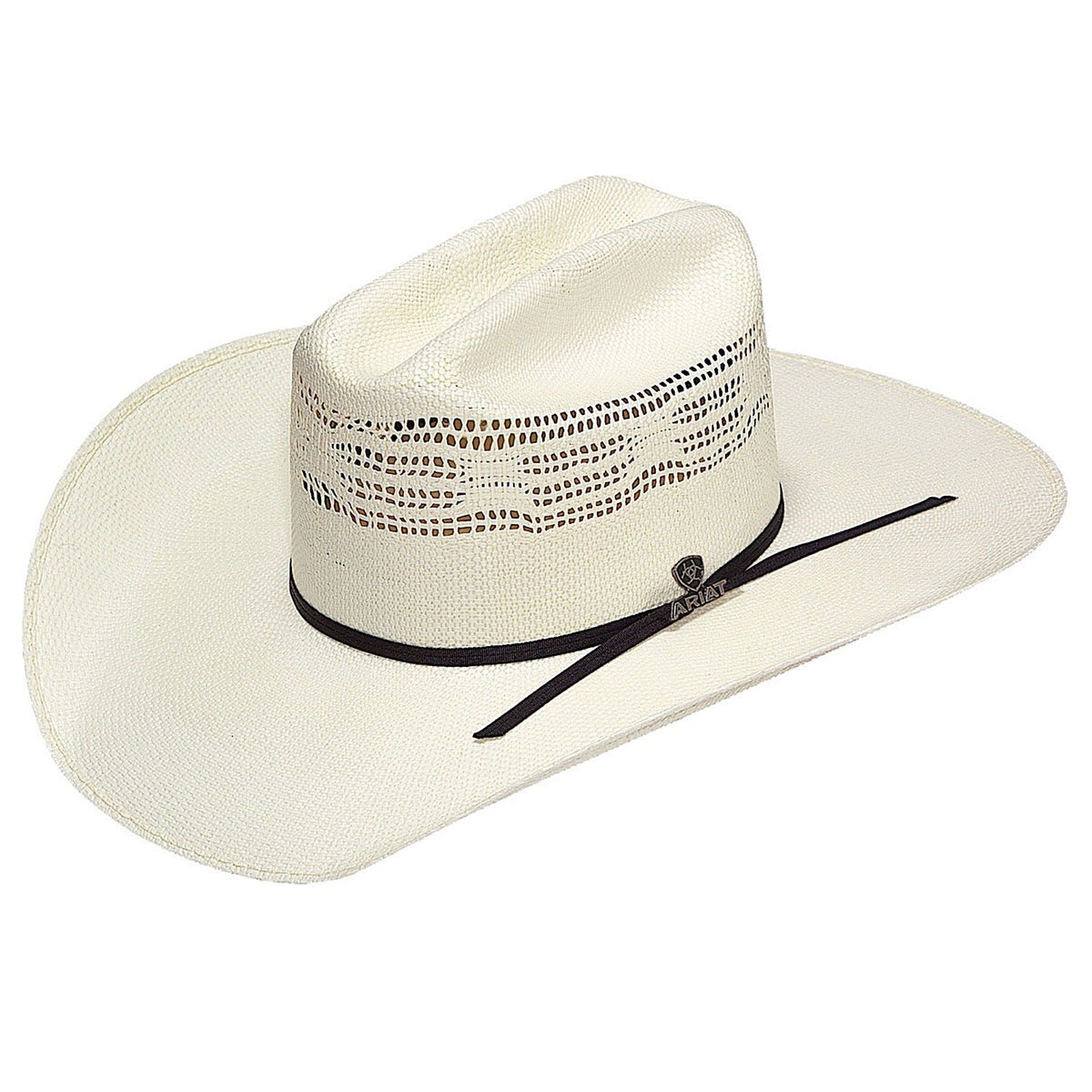 Ariat Bangora Hat 4 1/4ââ Double S - Ivory/Black