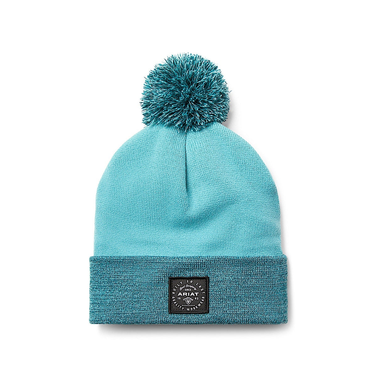 Ariat Beanie Pom Watch Cap - Tidal / Blue Spruce
