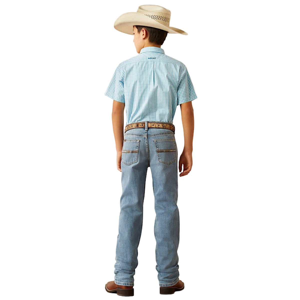 Ariat Boys B4 Relaxed Jones Boot Cut Jeans - Leonard