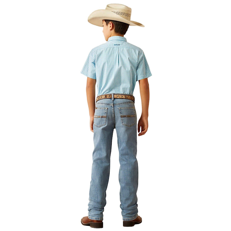 Ariat Boys B4 Relaxed Jones Boot Cut Jeans - Leonard