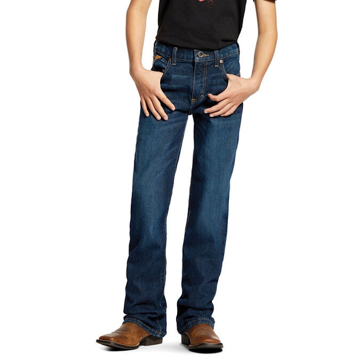 Ariat Boys B4 Relaxed Stretch Legacy Boot Cut Jean Chief