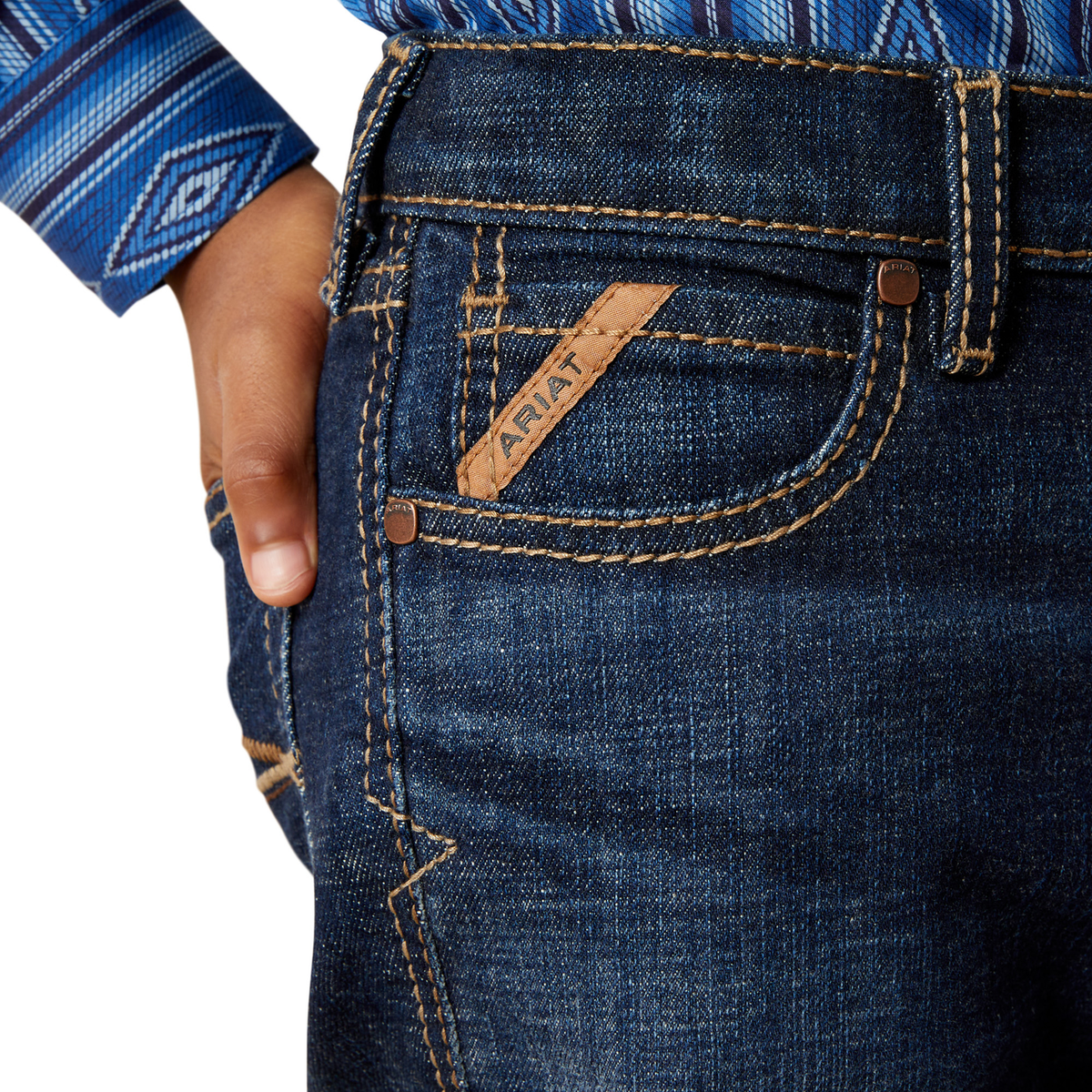 Ariat Boys B5 Slim Straight Leg Harvey Jean - Pima