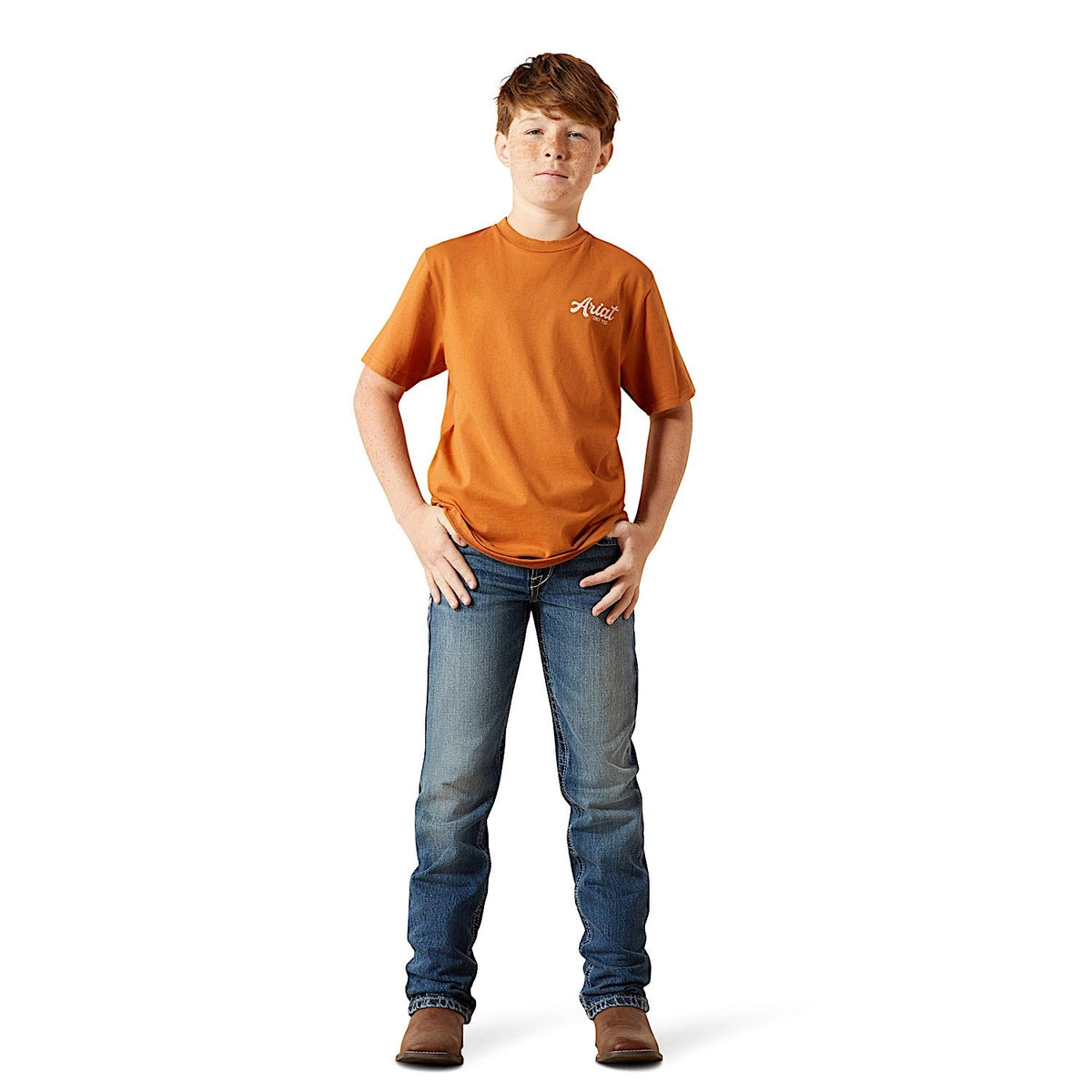 Ariat Boy’s Coyote Country T-Shirt - Adobe