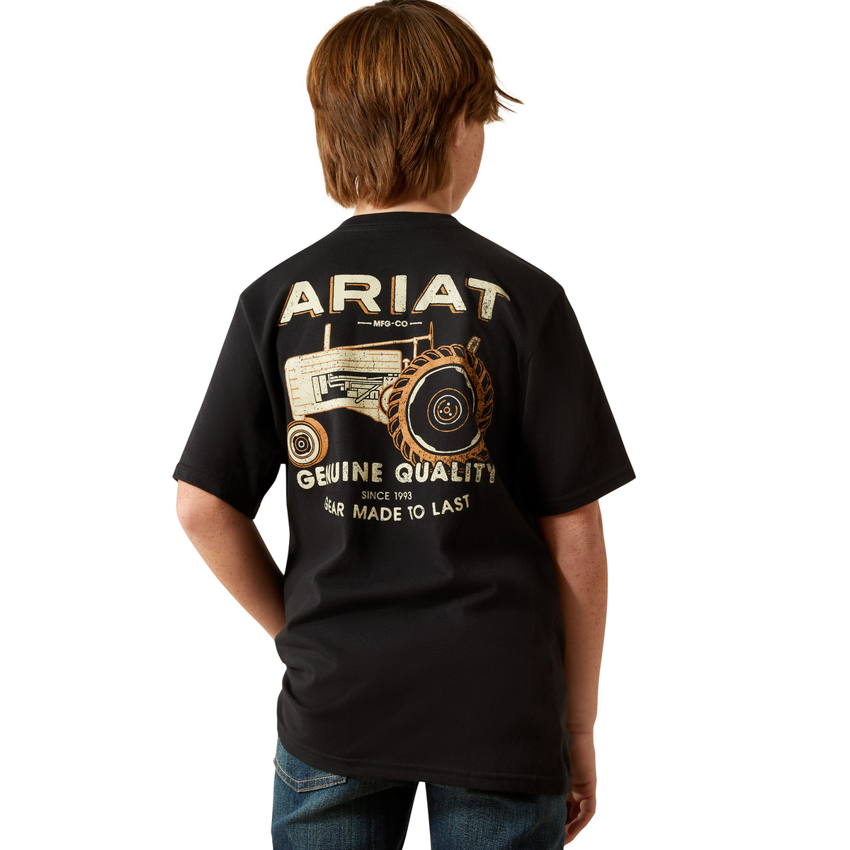 Ariat Boys Gramps Tractor Tee - Black