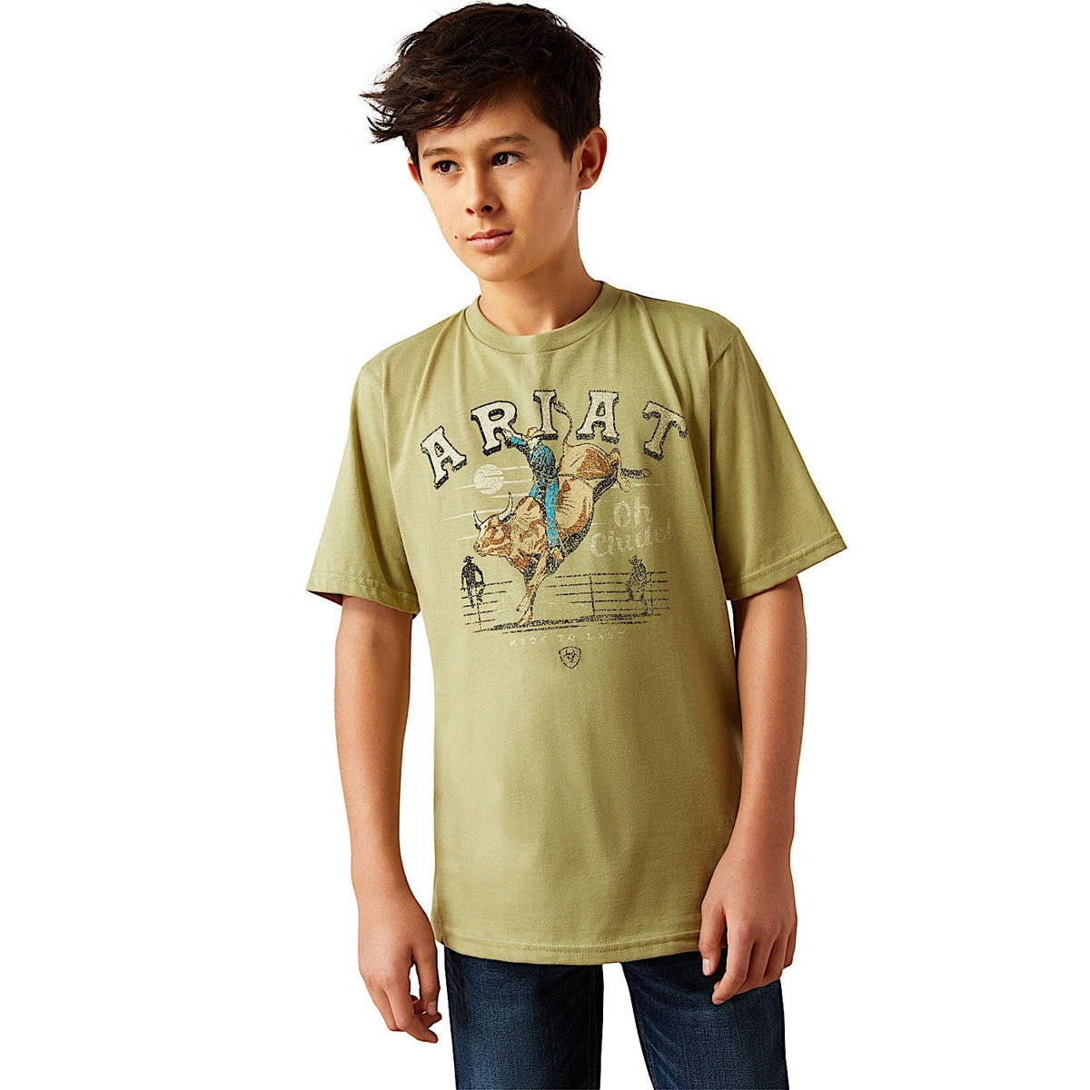Ariat Boy’s Oh Chute T-Shirt - Tent Green
