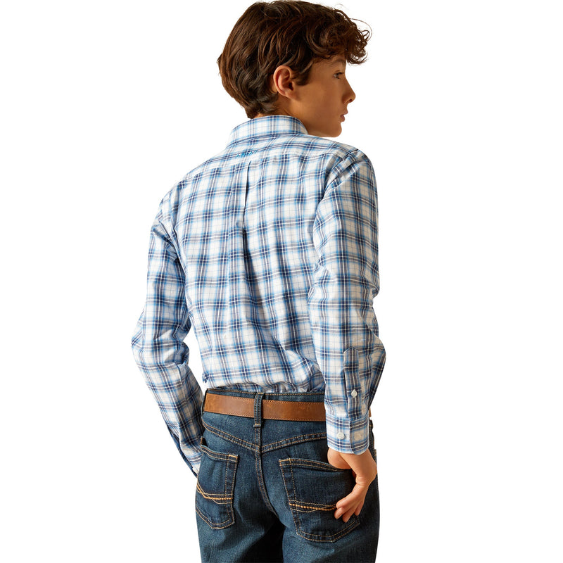 Ariat Boy’s Pro Phoenix Shirt - Blue