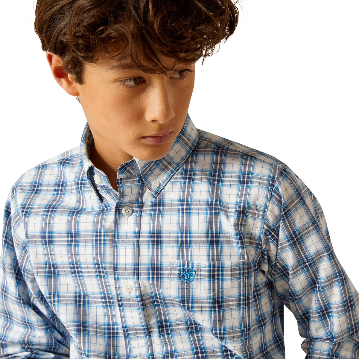 Ariat Boy’s Pro Phoenix Shirt - Blue