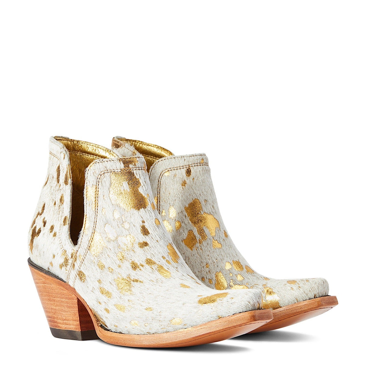 Ariat Dixon Haircalf Boot White Metallic Hair