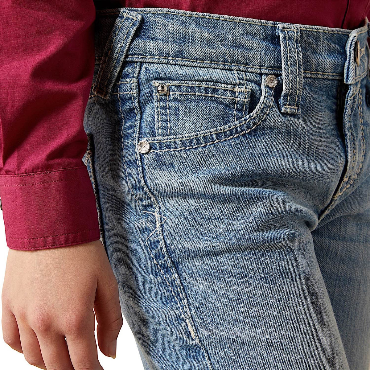 Ariat Girls Aisha Boot Cut Jeans - Porto
