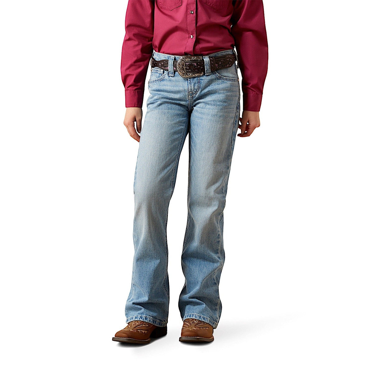 Ariat Girls Aisha Boot Cut Jeans - Porto
