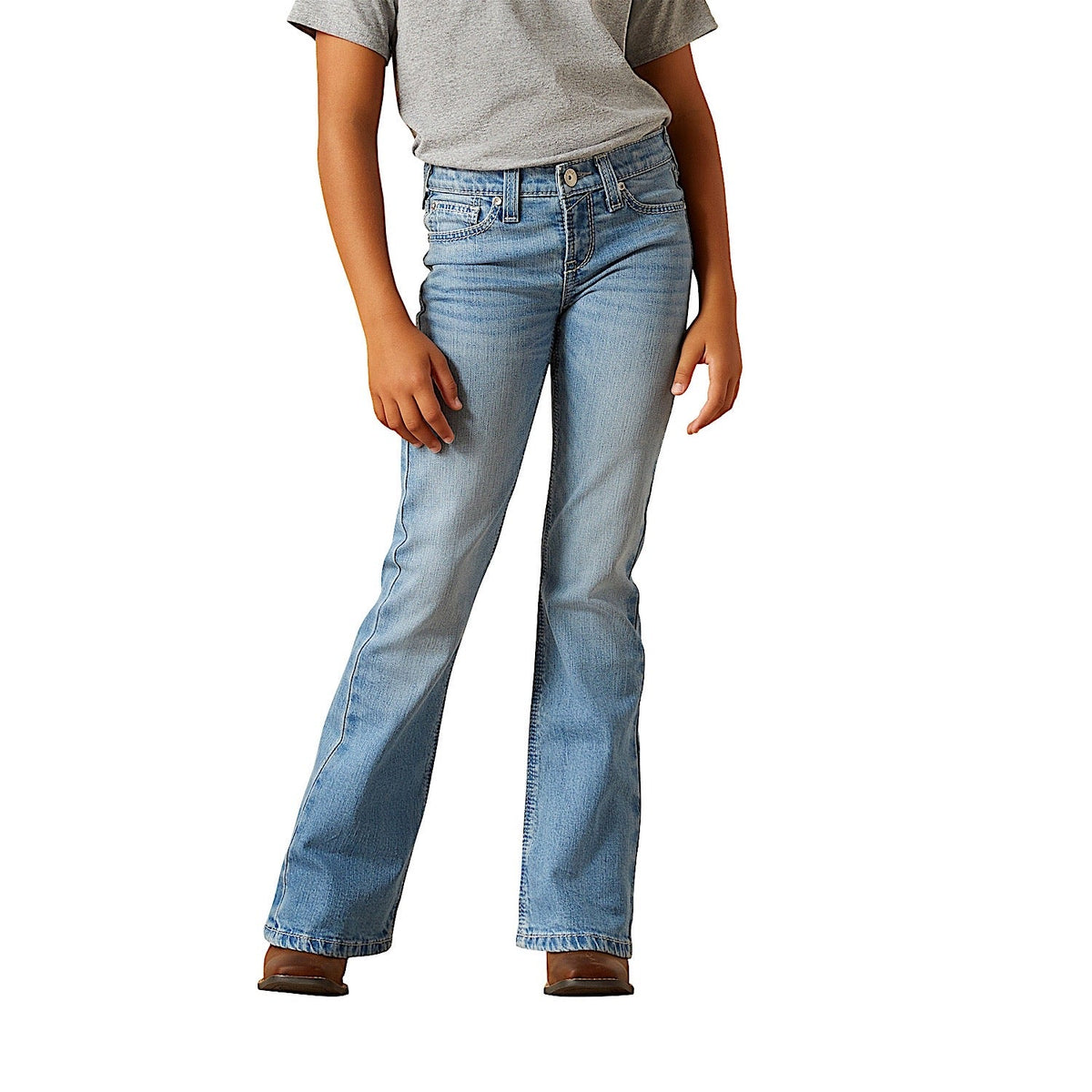 Ariat Girls Aisha Boot Cut Jeans - Porto
