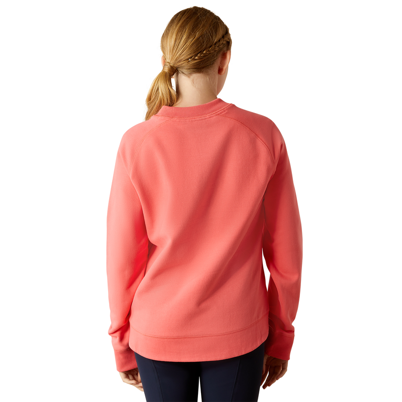 Ariat Girl’s Benicia Sweatshirt - Coral Paradise