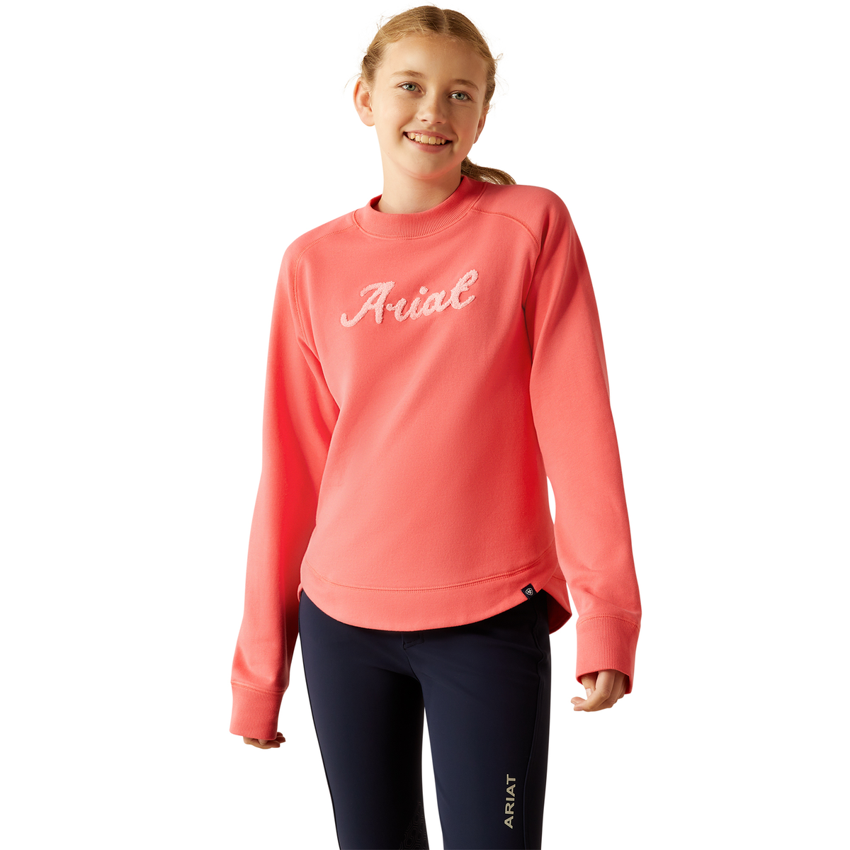 Ariat Girl’s Benicia Sweatshirt - Coral Paradise