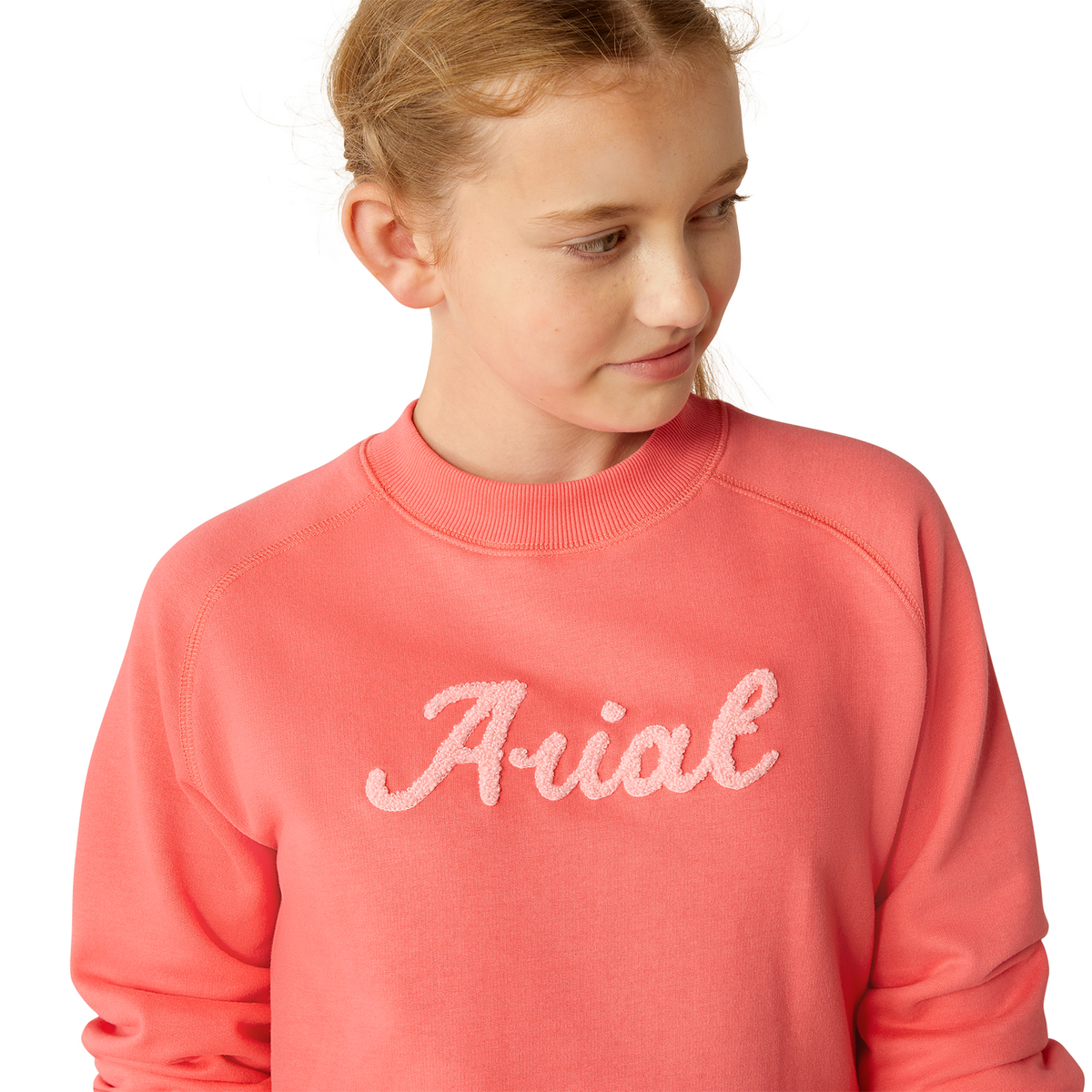 Ariat Girl’s Benicia Sweatshirt - Coral Paradise
