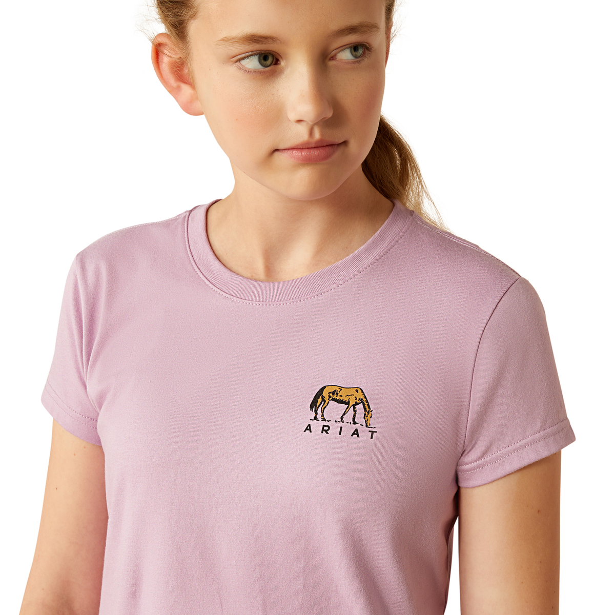 Ariat Girl’s Meadow Pony T-Shirt - Lavender Mist