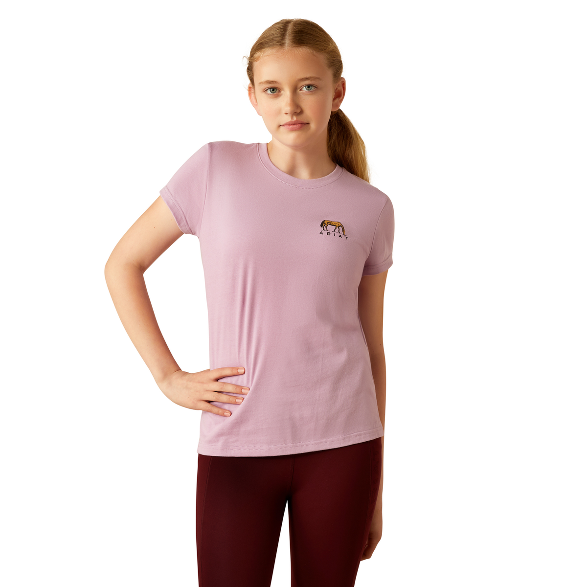 Ariat Girl’s Meadow Pony T-Shirt - Lavender Mist
