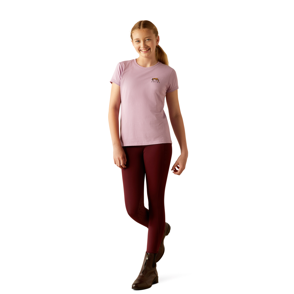 Ariat Girl’s Meadow Pony T-Shirt - Lavender Mist