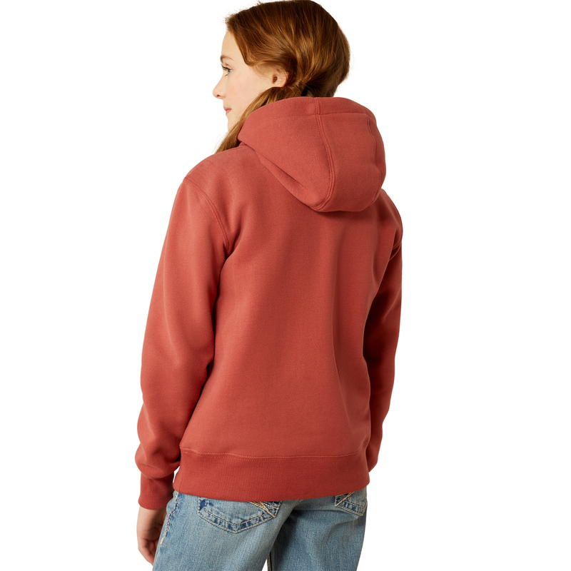 Ariat Girl’s Southwest Collections Hoodie - Marsala