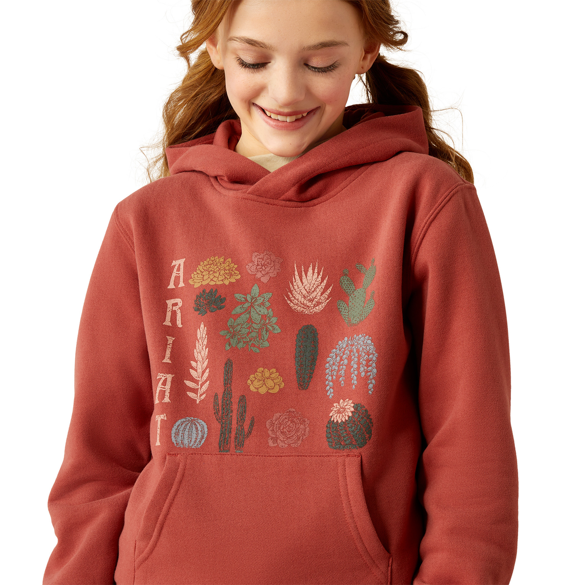 Ariat Girl’s Southwest Collections Hoodie - Marsala