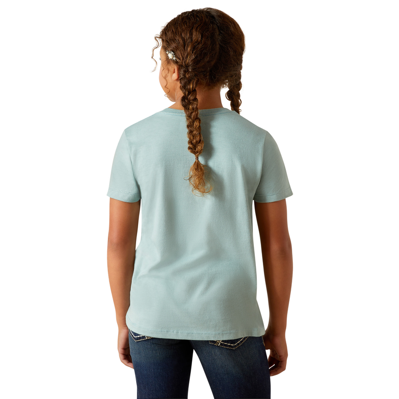 Ariat Girls Wild Spirits Tee - Rivergreen
