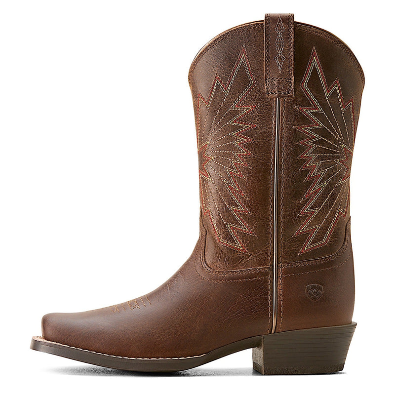 Ariat Kid’s Decatur Cutter Toe Western Boot - Honey Bee