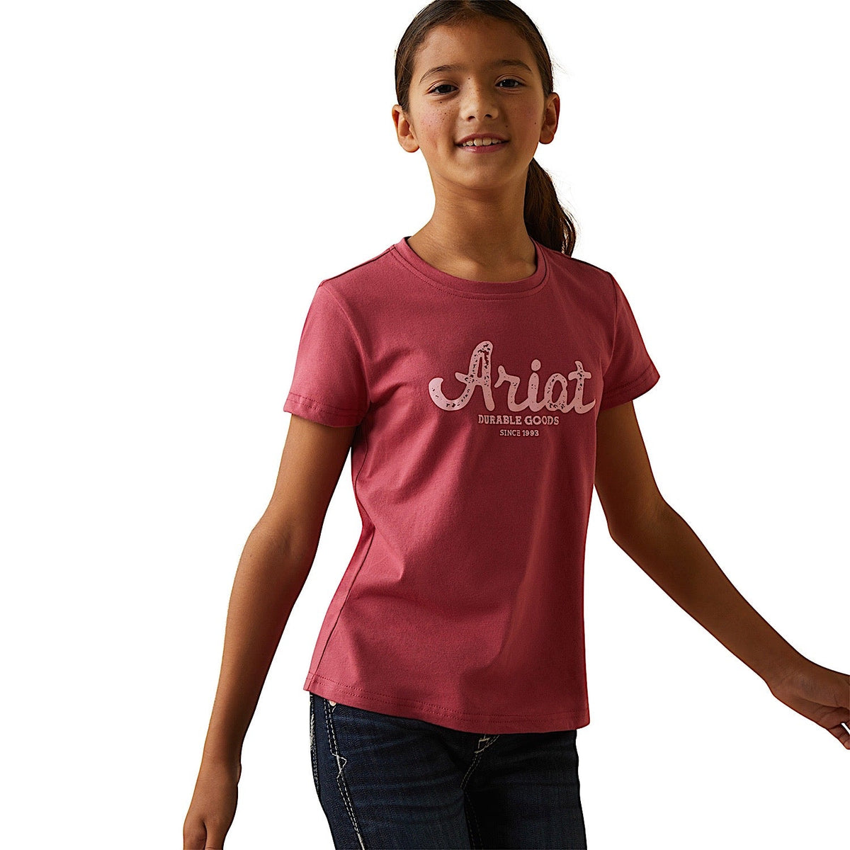 Ariat Kid’s Durable Goods T-Shirt - Earth Red