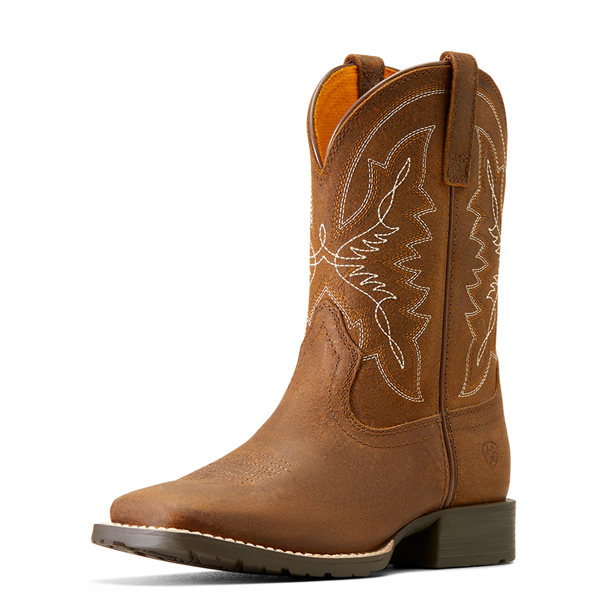 Ariat Kid’s Hybrid Rancher Western Boot Distressed Tan