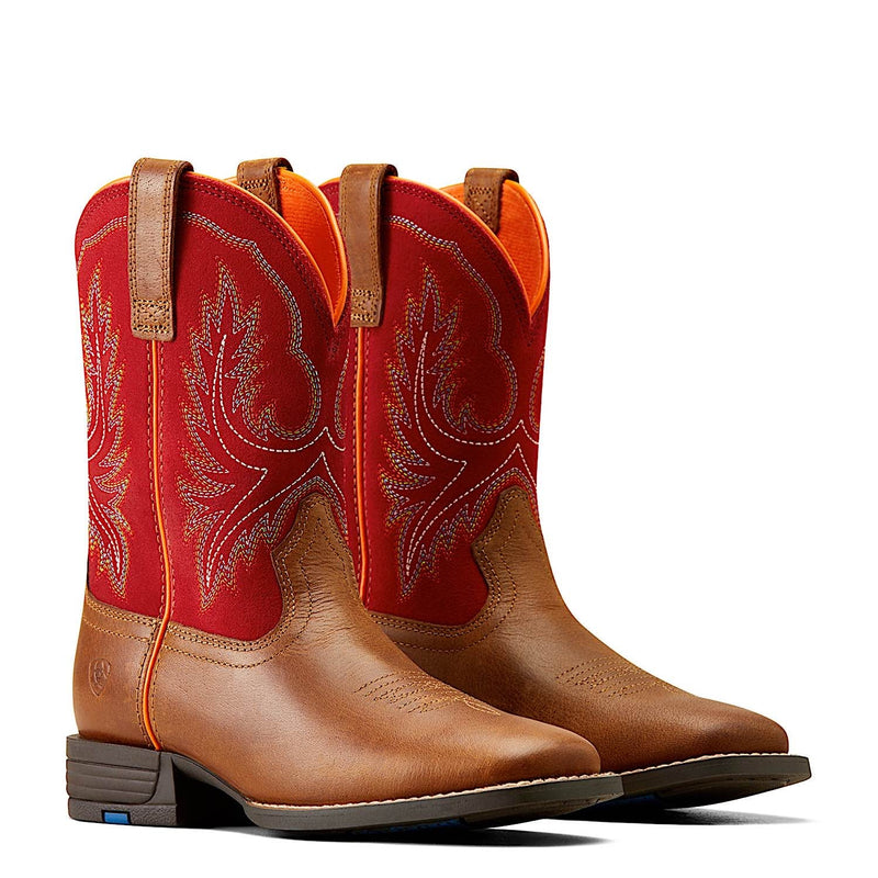 Ariat Kid’s Wilder Western Boot Grand Canyon/Ruby Red