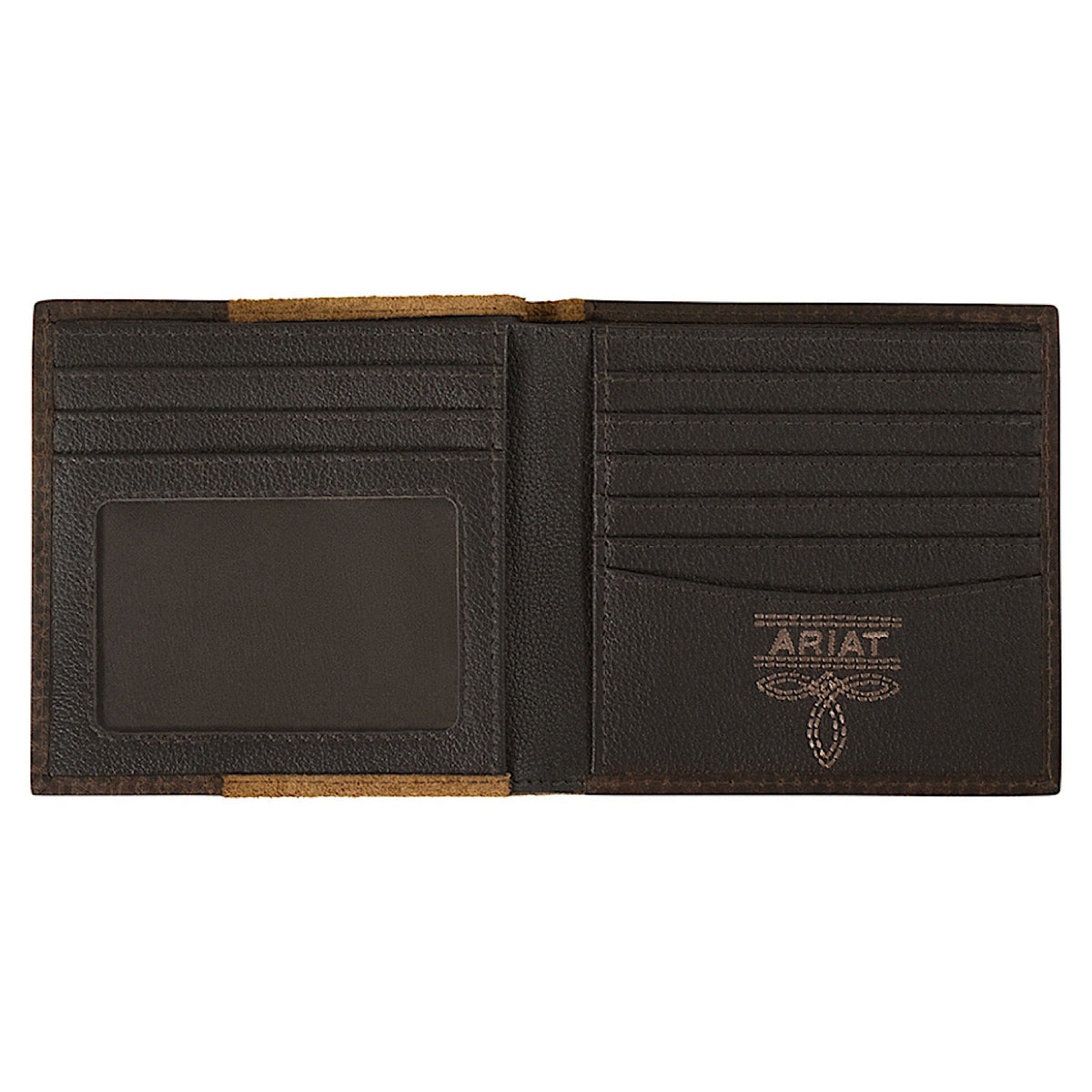 Ariat Large Bifold Wallet - Roughout Tan