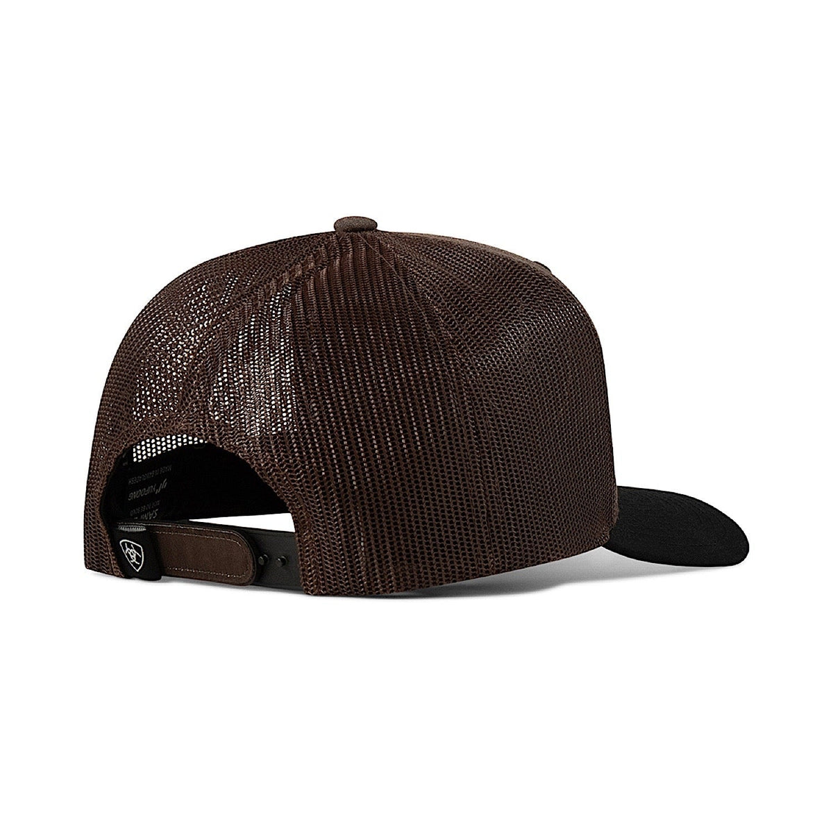 Ariat Mens Made To Last Mesh Snap Back Cap - Brown