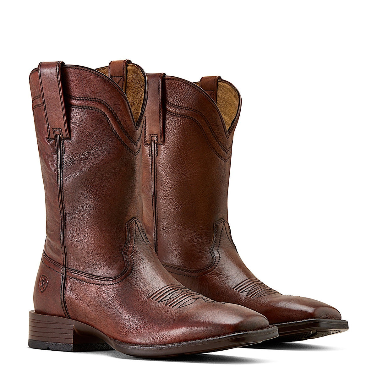 Ariat Mens Alden Wide Square Toe Western Boot - Honey Bee