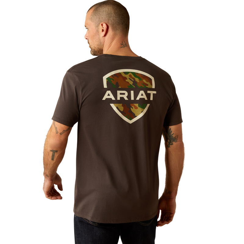 Ariat Men’s Ambush Camo T-Shirt - Vintage Black