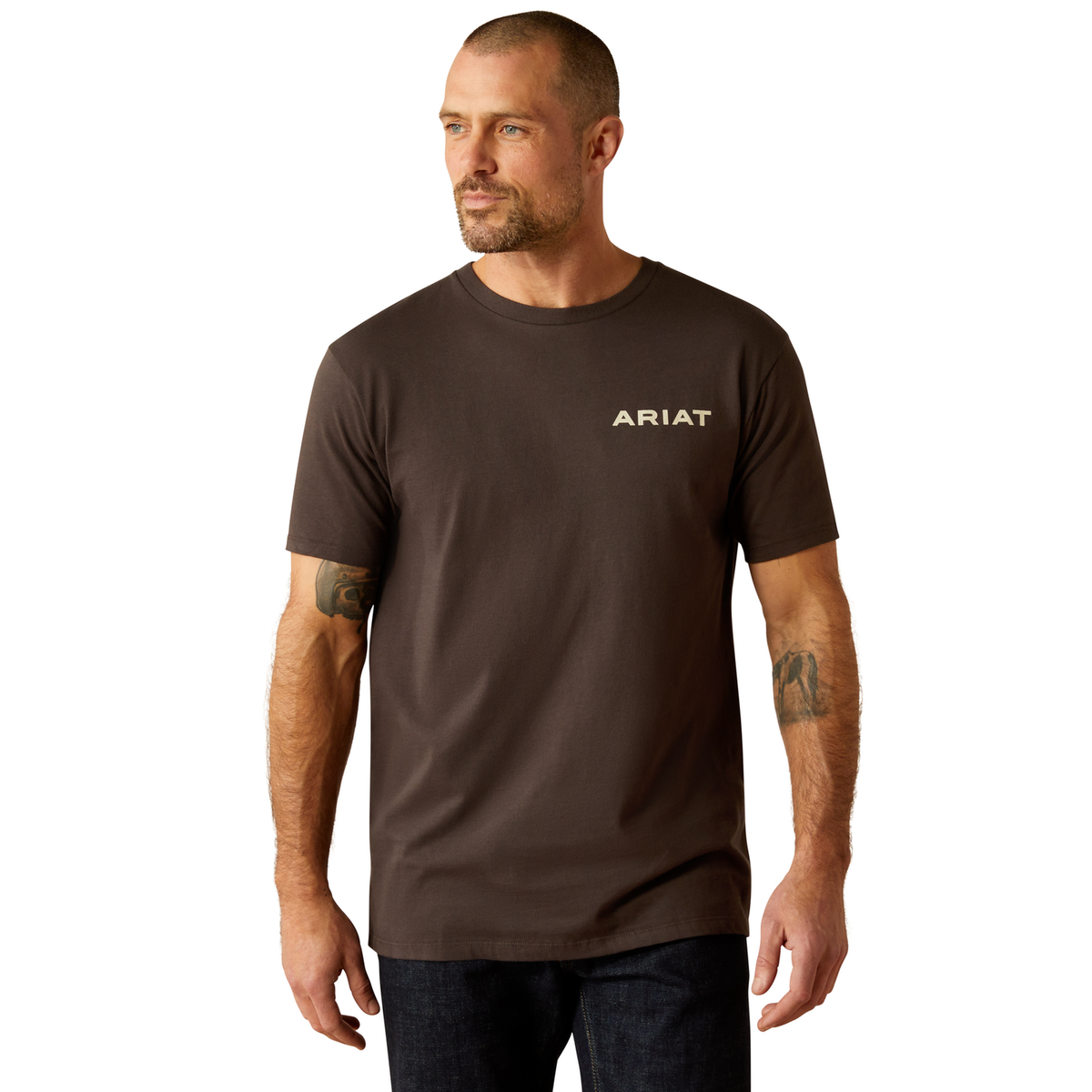 Ariat Men’s Ambush Camo T-Shirt - Vintage Black