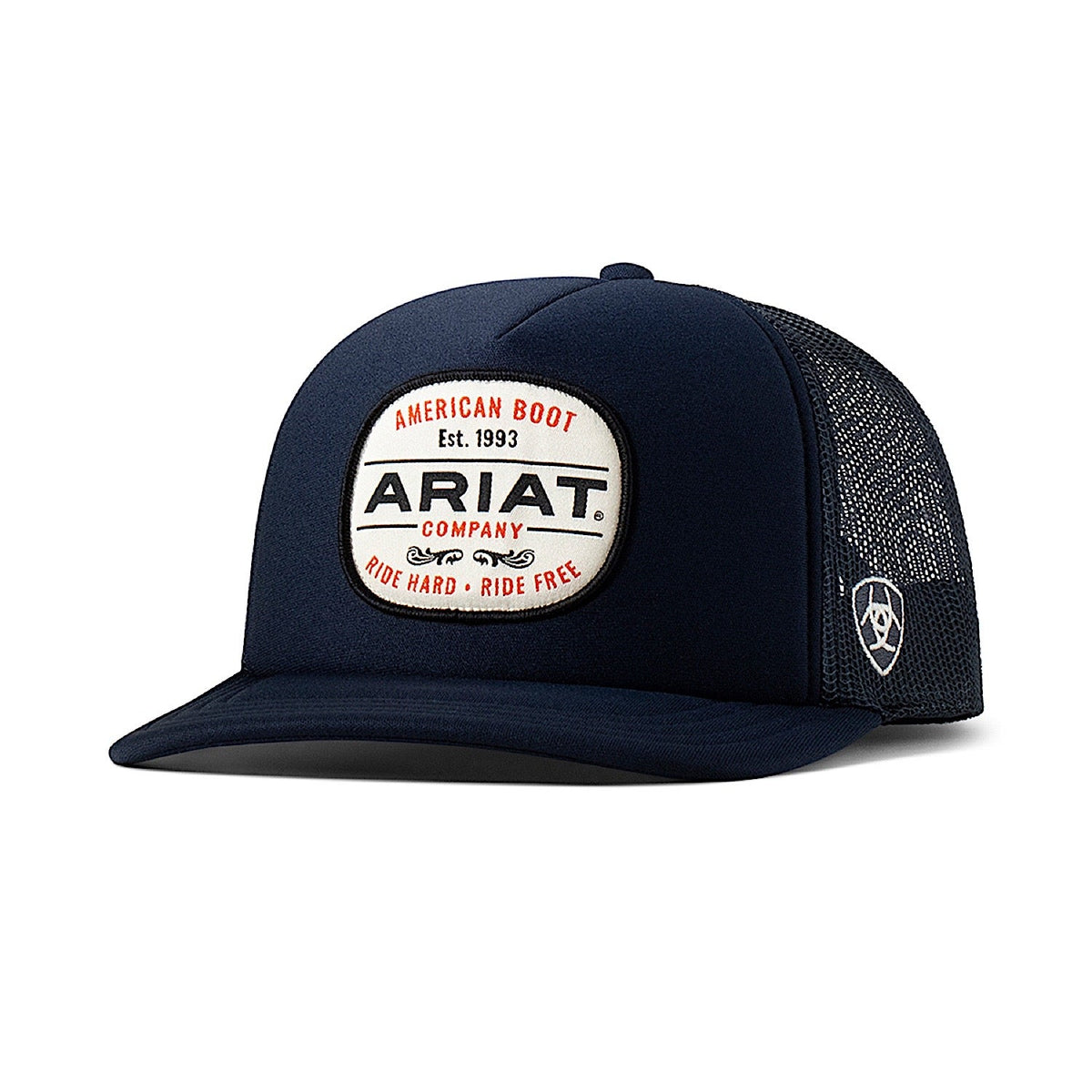 Ariat Mens American Boot Co. Foam Patch Mesh Snap - Black