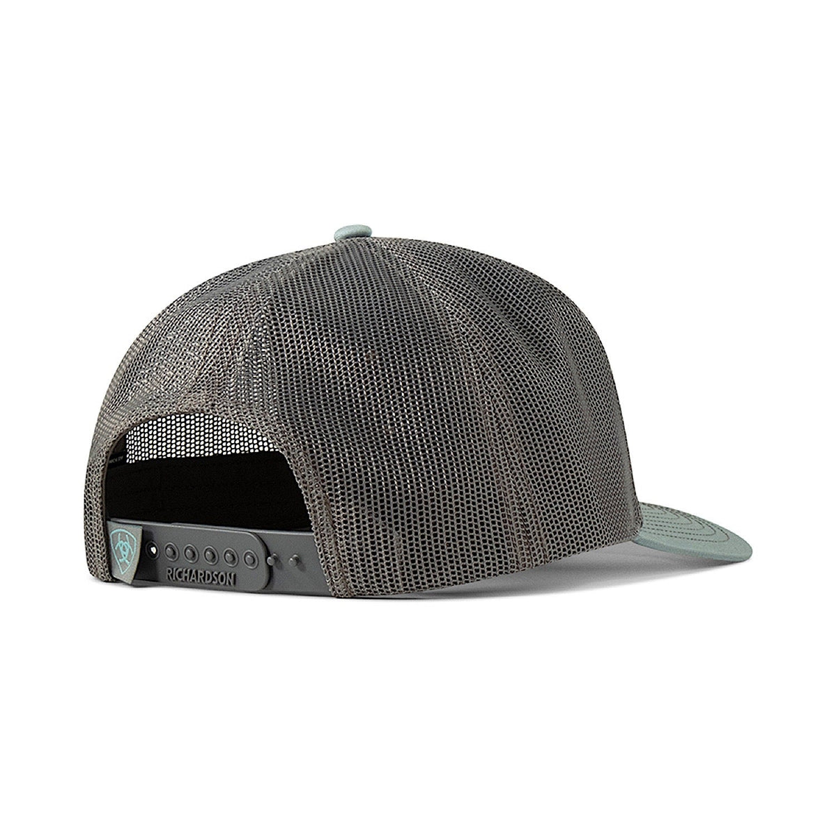 Ariat Mens American Original Patch Mesh Snap Cap - Blue Grey