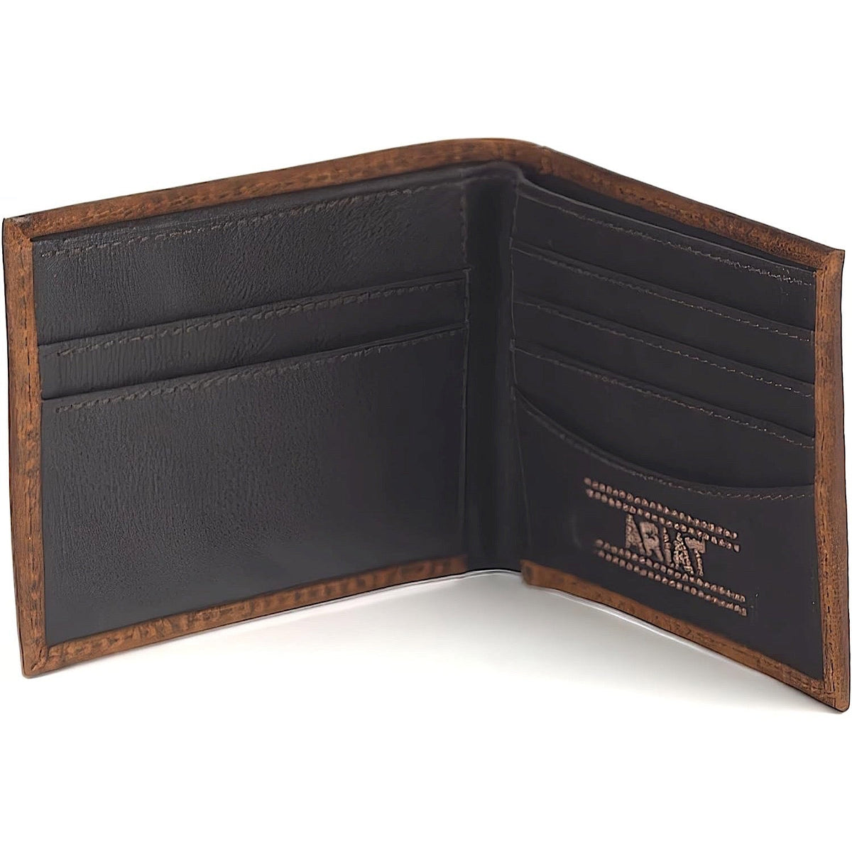 Ariat Mens Bifold Wallet Shield Logo - Brown