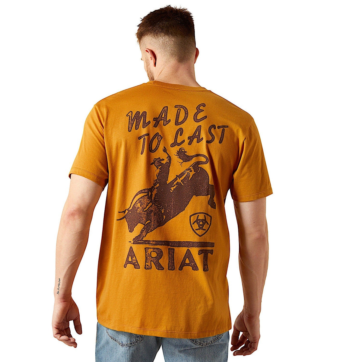 Ariat Men’s Big Bull Rider T-Shirt - Bone Brown