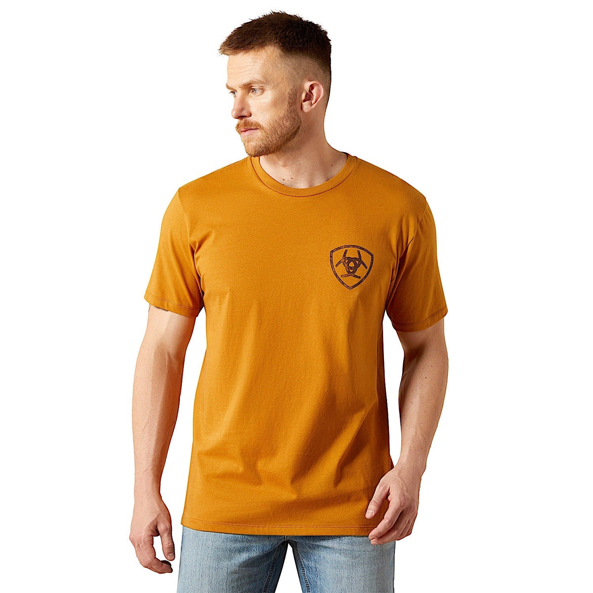 Ariat Men’s Big Bull Rider T-Shirt - Bone Brown