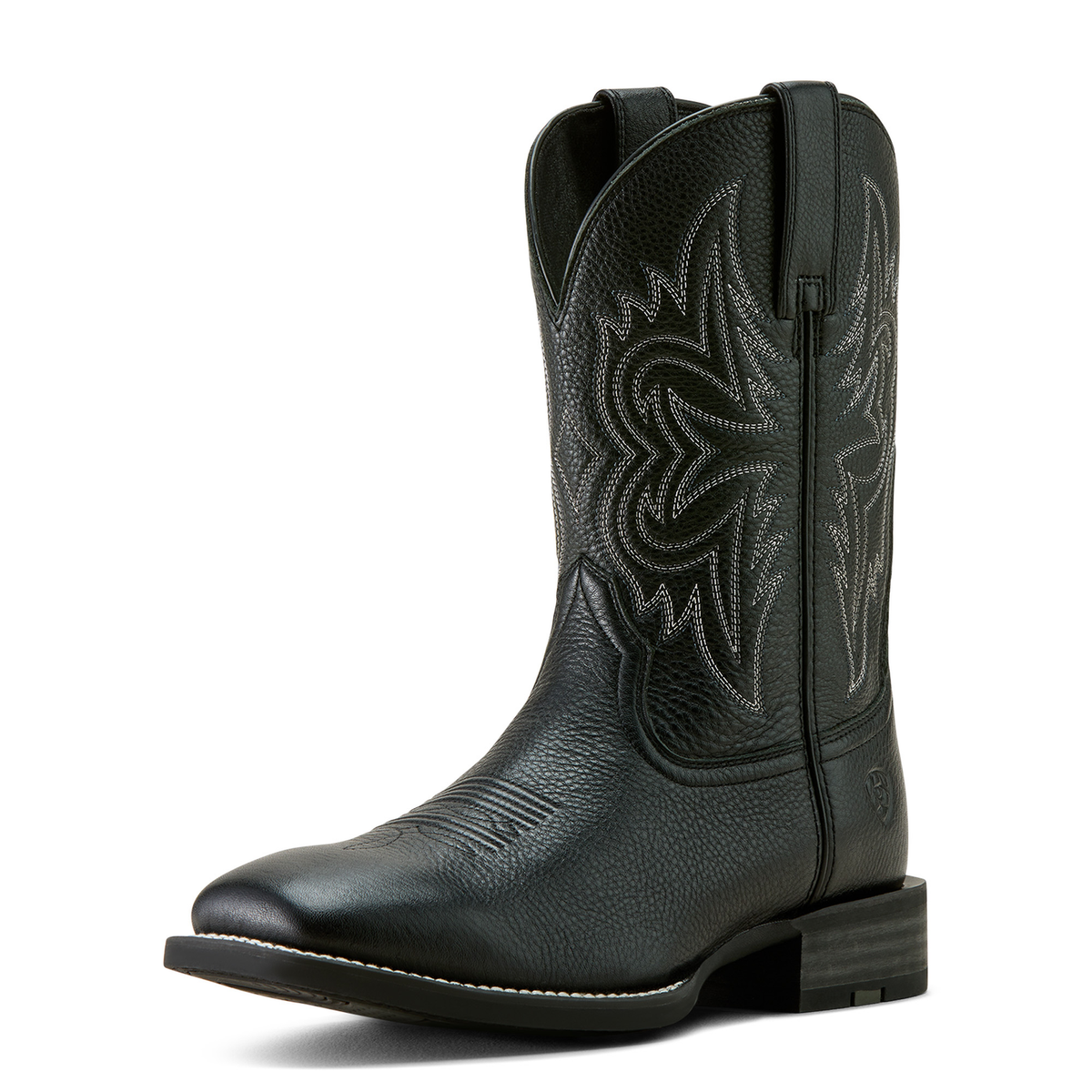 Ariat Men’s Big Rig Western Cowboy Boot - Black Deertan
