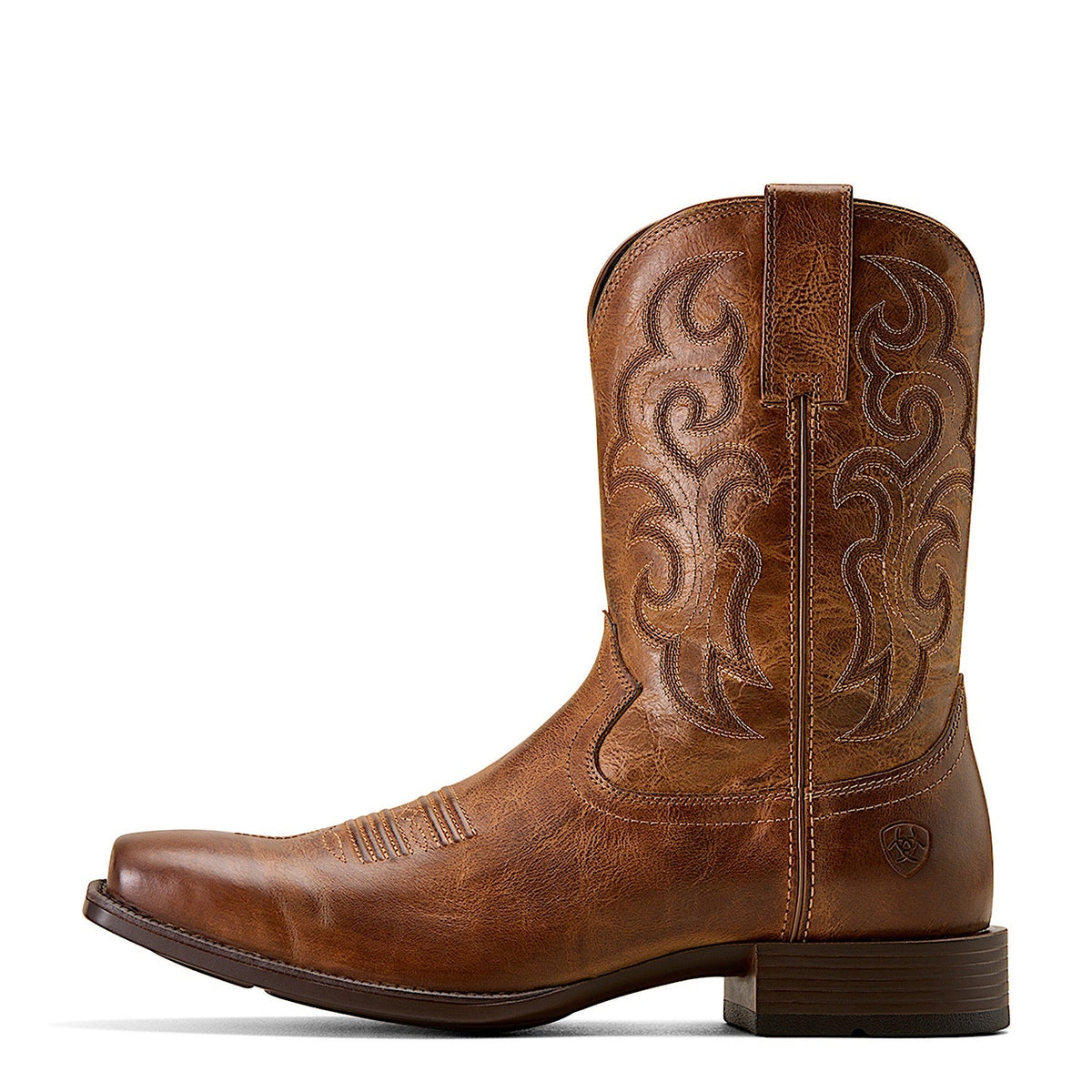 Ariat Mens Bodie Square Toe Western Boot - Honey Tan