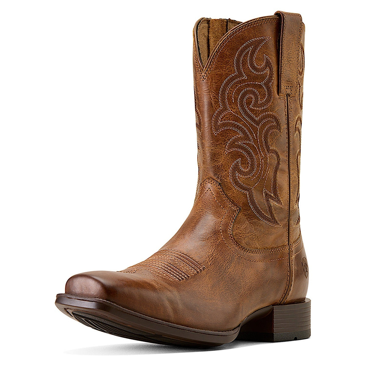 Ariat Mens Bodie Square Toe Western Boot - Honey Tan