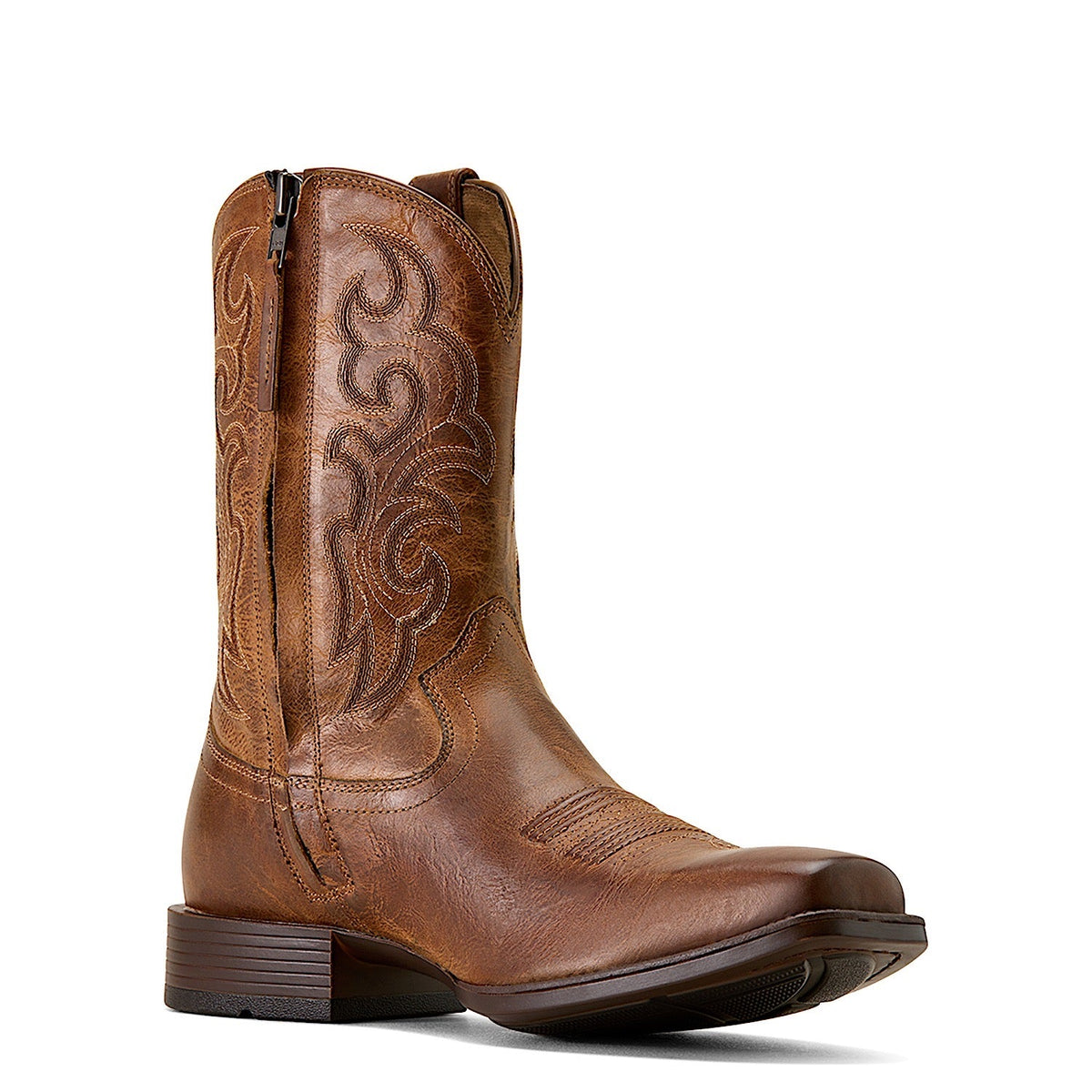 Ariat Mens Bodie Square Toe Western Boot - Honey Tan
