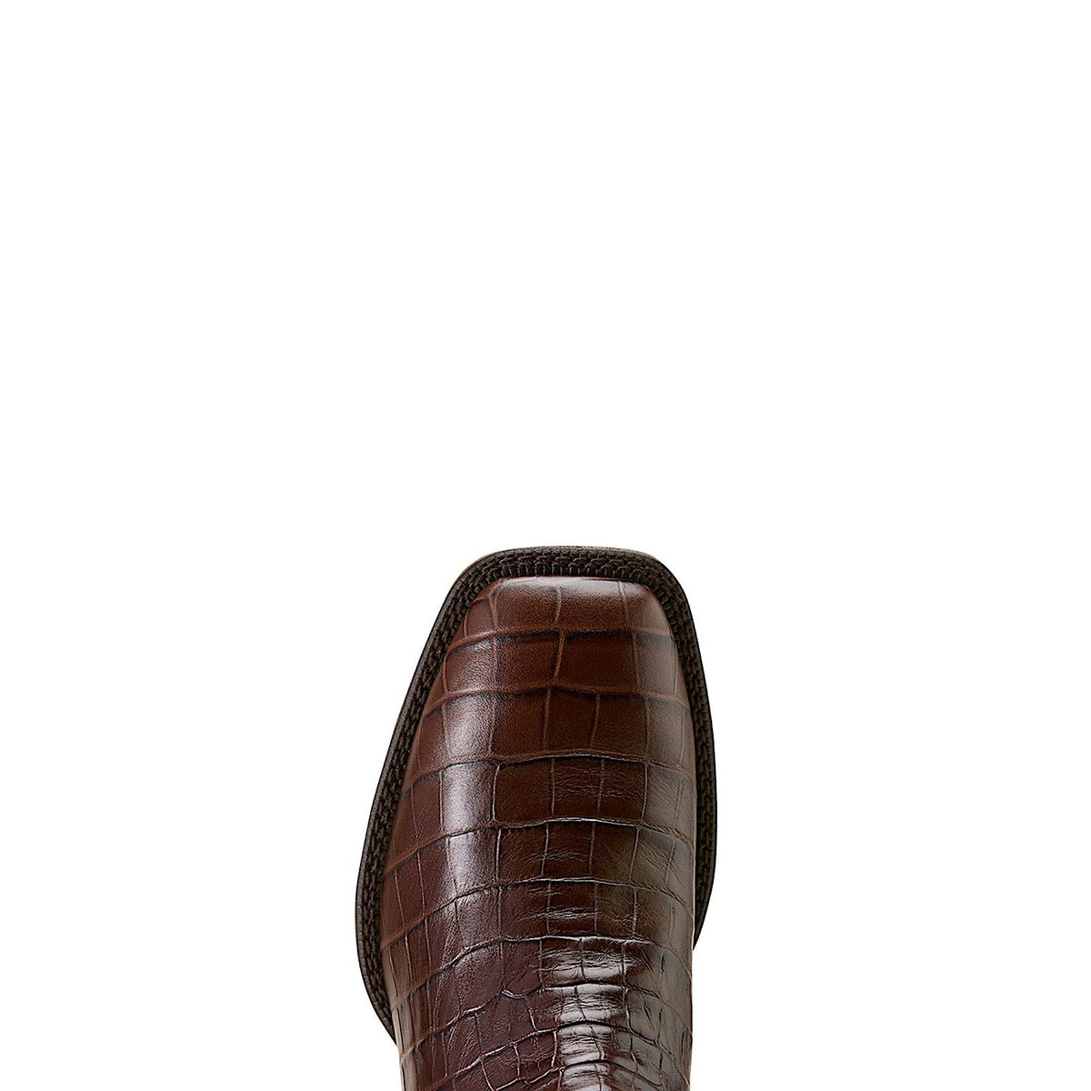 Ariat Mens Booker Chelsea Wide Square Toe Western Boot - Chocolate Croc Print