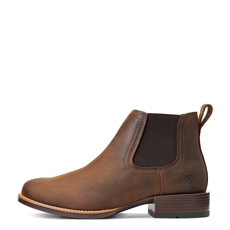 Ariat Men’s Booker Ultra Round Toe Distressed Brown