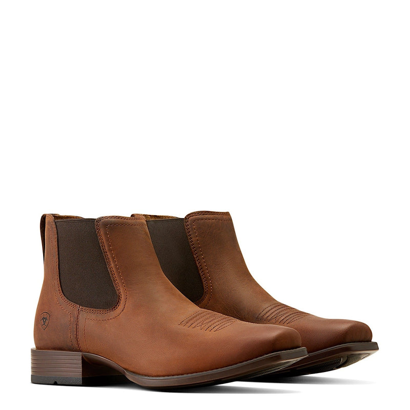Ariat Men’s Booker Ultra Square Toe Boot Rough Tan