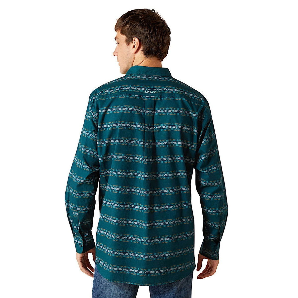 Ariat Mens Brando Classic Fit Shirt - Teal