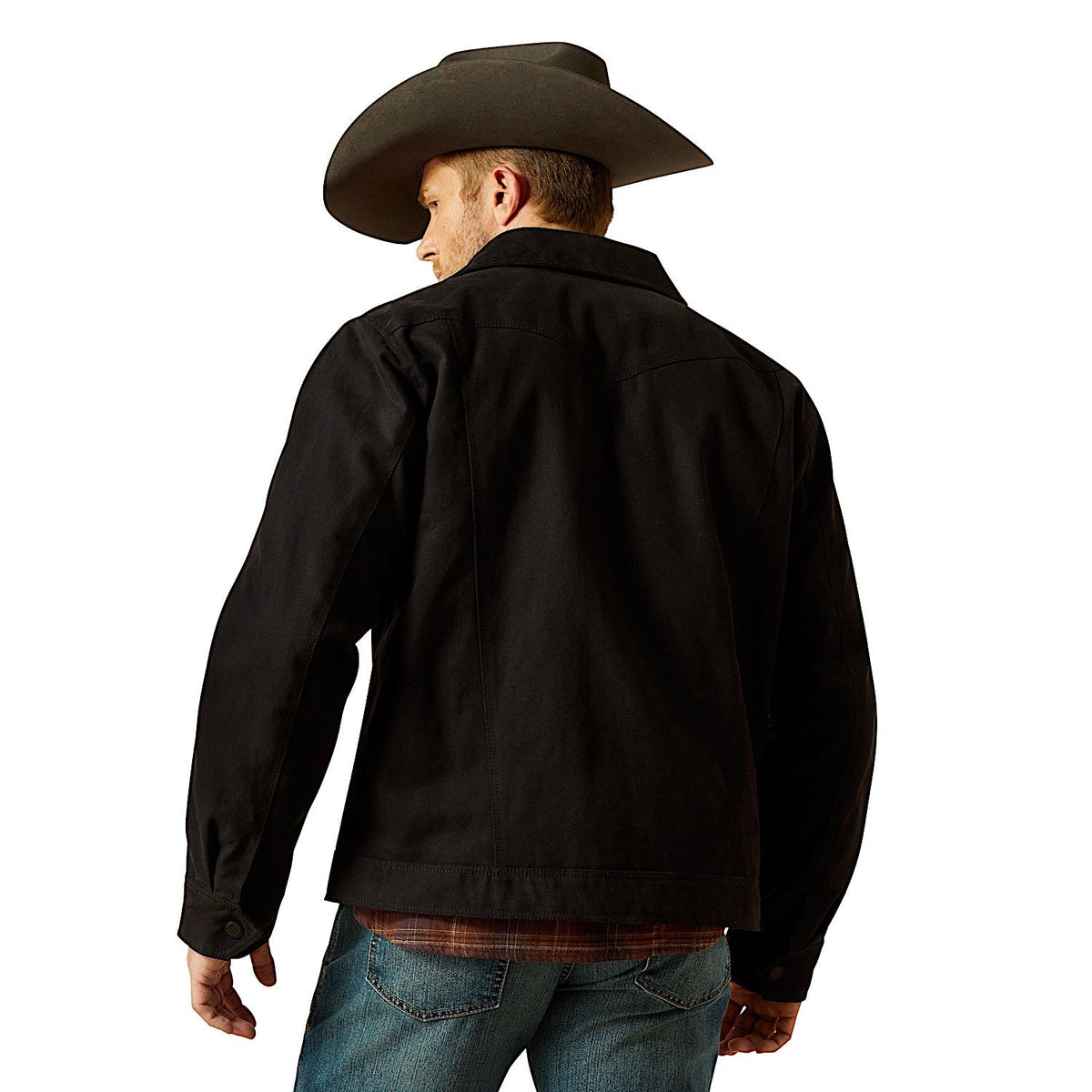 Ariat Mens Canvas Rancher Jacket - Black
