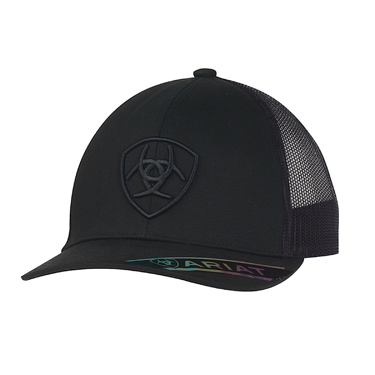 Ariat Mens Cap Mesh Snap Back - Black